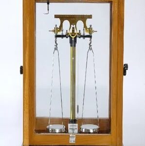 Chemical Balance Teack wood Box