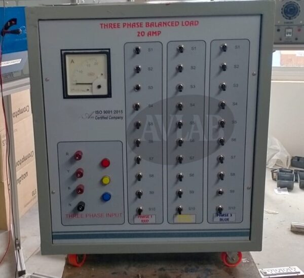 Lab Electrical Load 3 Phase Balanced Load - Avlabenterprises