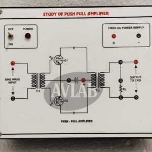 Study Of Push & Pull Amplifier Trainer Kit