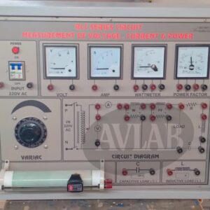 RLC SERIES CIRCUIT MEASURMENT OF VOLTAGE CURRENT & POWER