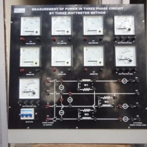 Measurment Of Power In Three Phase Circuit By Three Watt Meter Mathod