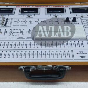 Discrete component trainer wooden cabinet