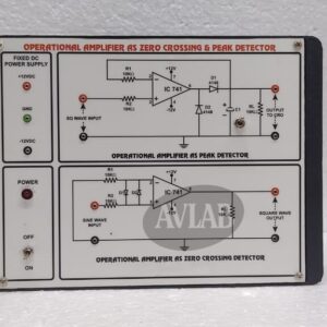 Operational Amplifier As Zero Crossing & Peak Detector