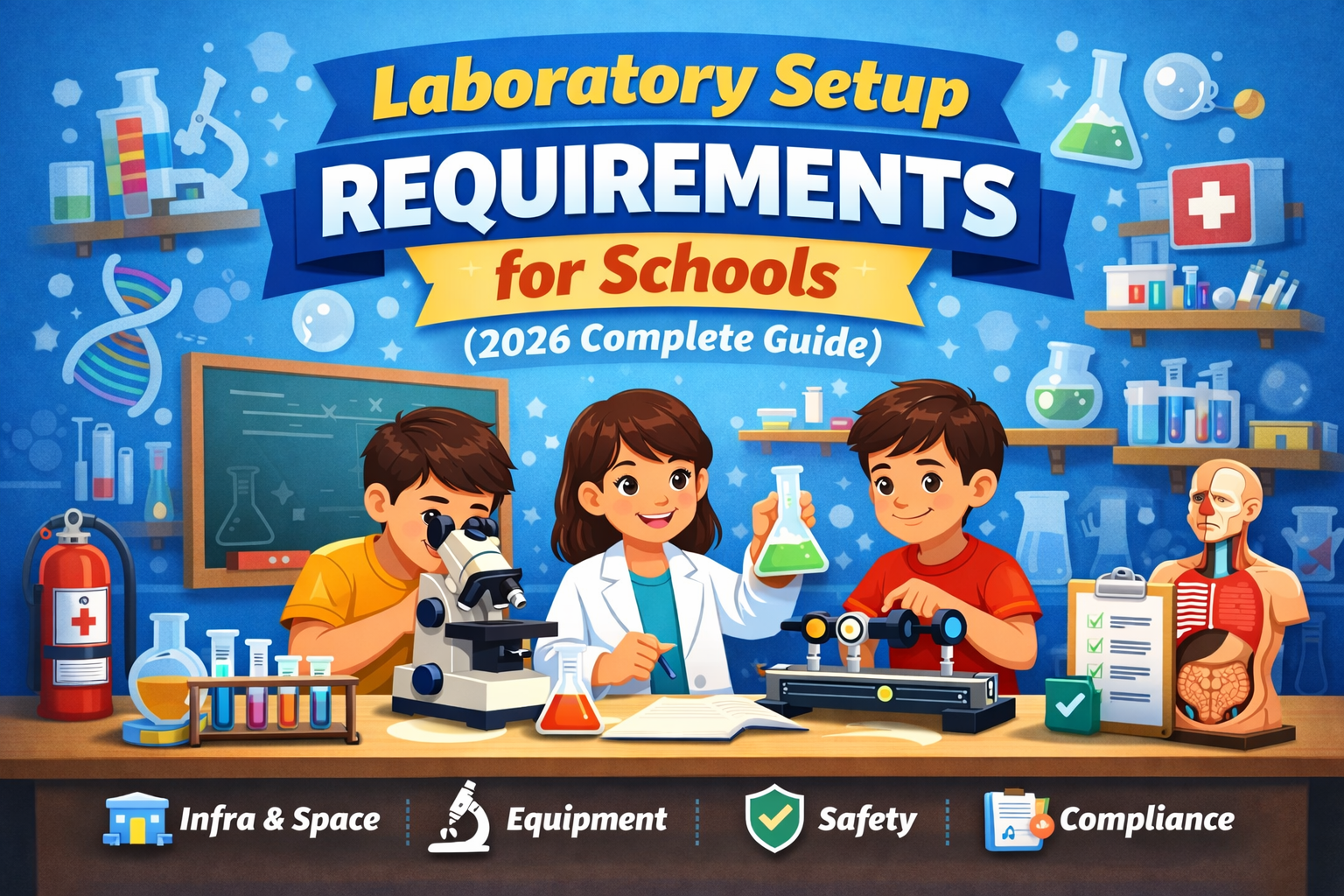 Laboratory Setup Requirements for Schools in India (2026 Complete Guide)