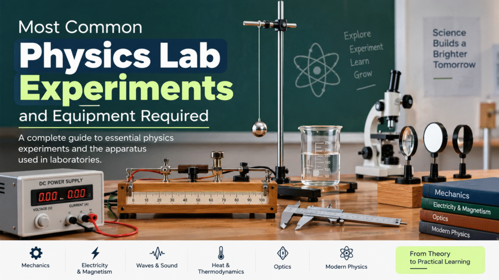 Essential Physics Lab Experiments and Equipment